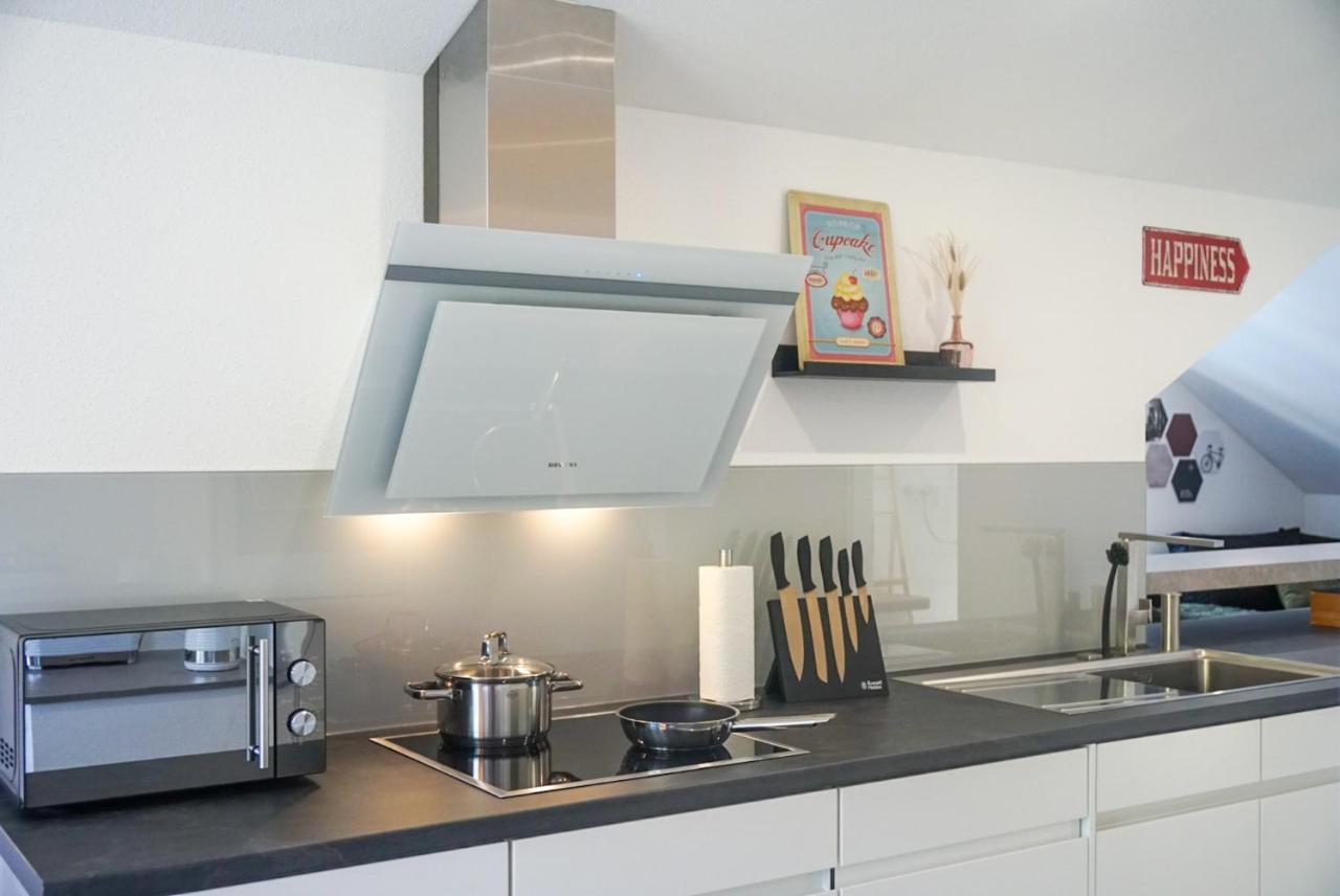 Penthouse-Wohnung I 100 Qm I Blick Auf Die Weinreben I Nespresso I Emma Matratzen 아우겐 외부 사진
