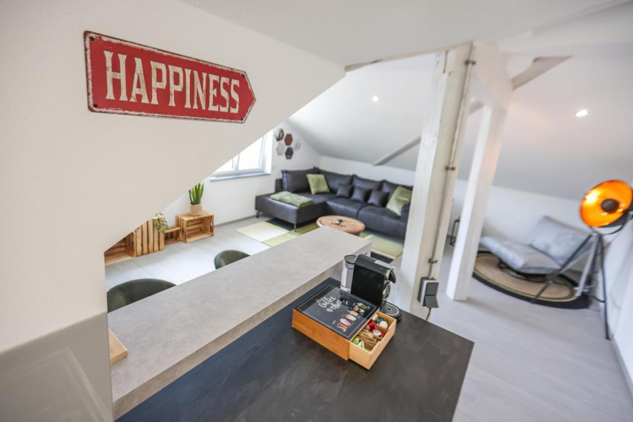 Penthouse-Wohnung I 100 Qm I Blick Auf Die Weinreben I Nespresso I Emma Matratzen 아우겐 외부 사진
